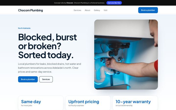 Chocom Plumbing, Plumber