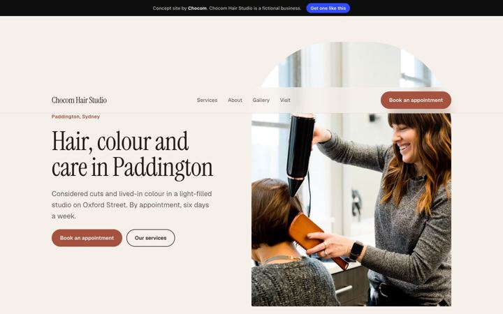 Chocom Hair Studio, Hair salon